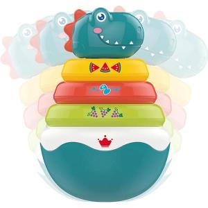 036556 Baby Tummy Time Dino Stacking Toys 