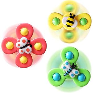 033945 3PCS Suction Cup Spinner Toys 