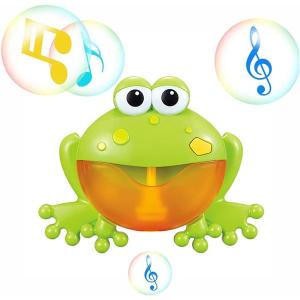 044940 Frog Bubble Maker Blowing Machine Bath Toys 
