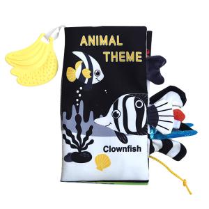 044953 Baby Cloth Book with Tails