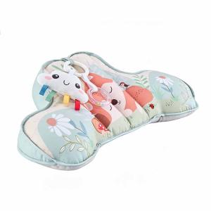 Tiny Paws Forest Fox Tummy Time Pillow with Sensory Toys (Model: ZL2604)